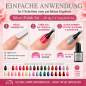 Preview: Silver UV Nail Polish Set - 20 tlg. UV Nagellack Set